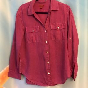 Tommy Bahama linen womens blouse in size small!
